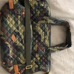 Large MZ Wallace Sutton bag camo